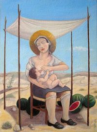 Boceto virgen de la sandía