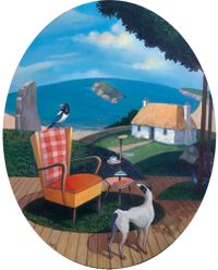 Lectura en la colina