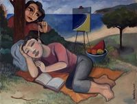 La siesta del pintor